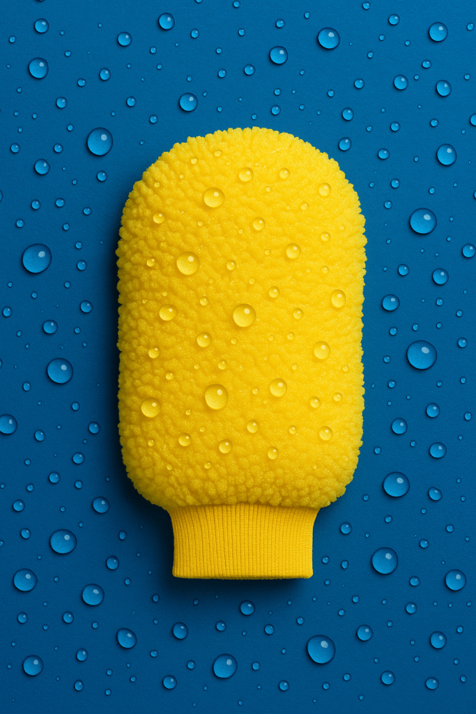Wash mitt illustration